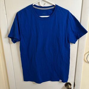 Men's Russell Athletic T-Shirt Medium Blue